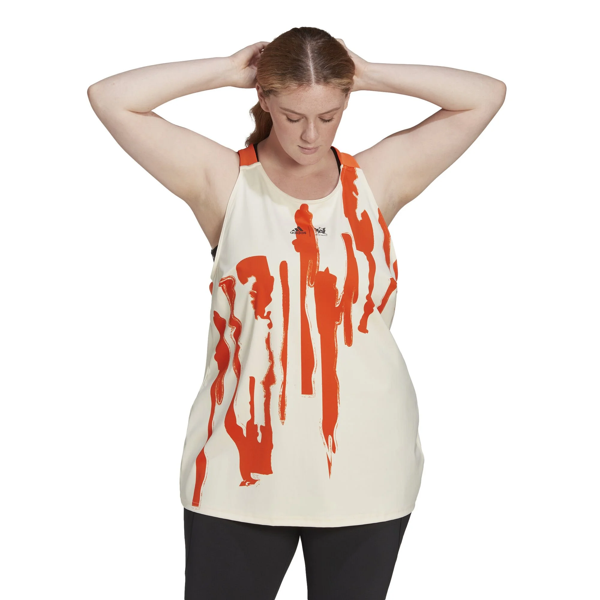 ADIDAS New York Y Plus Canottiera Donna - Beige 2 ADIDAS New York Y Plus Canottiera Donna - Beige - immagine 2