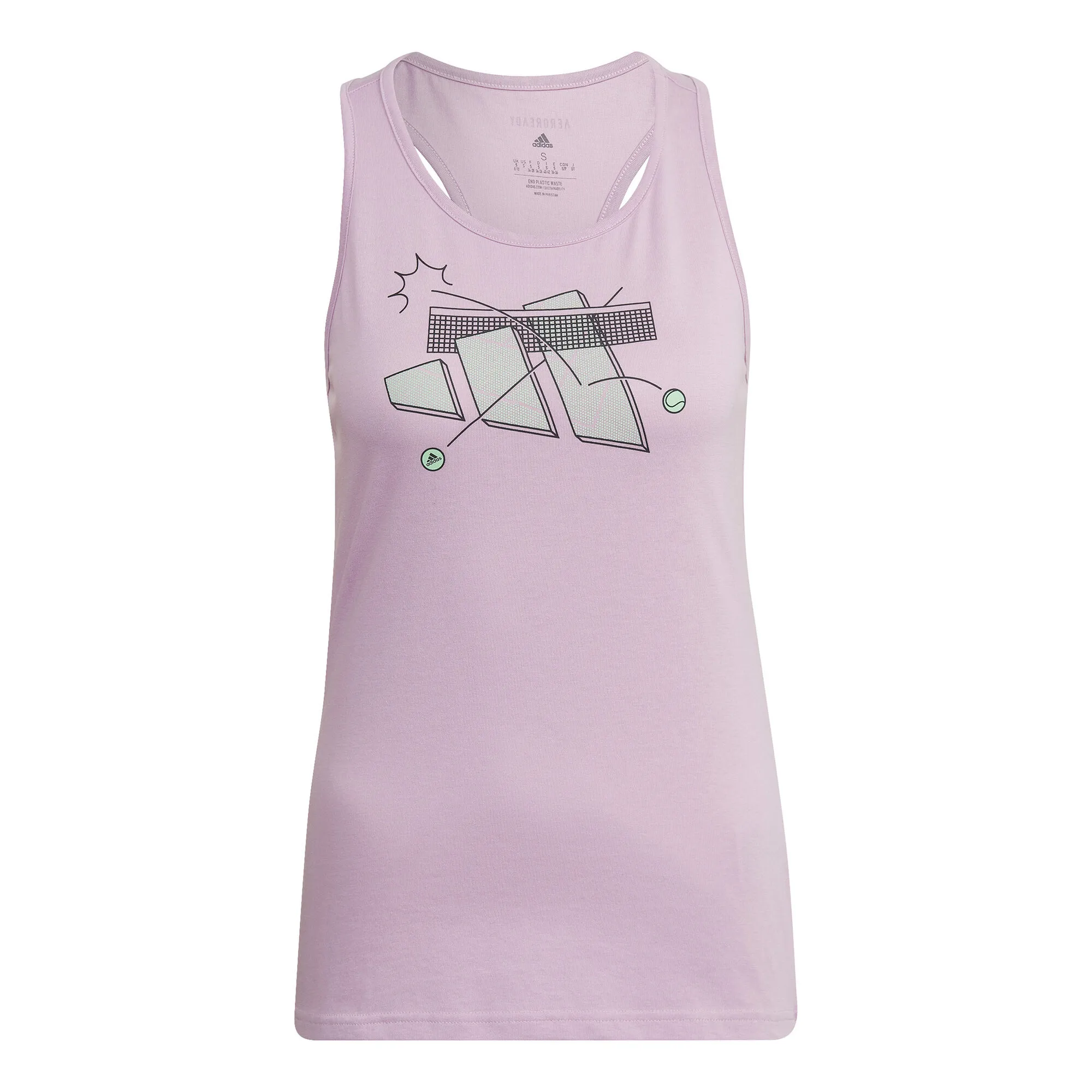 ADIDAS Cat Graphic Canottiera Donna - Viola 1 ADIDAS Cat Graphic Canottiera Donna - Viola