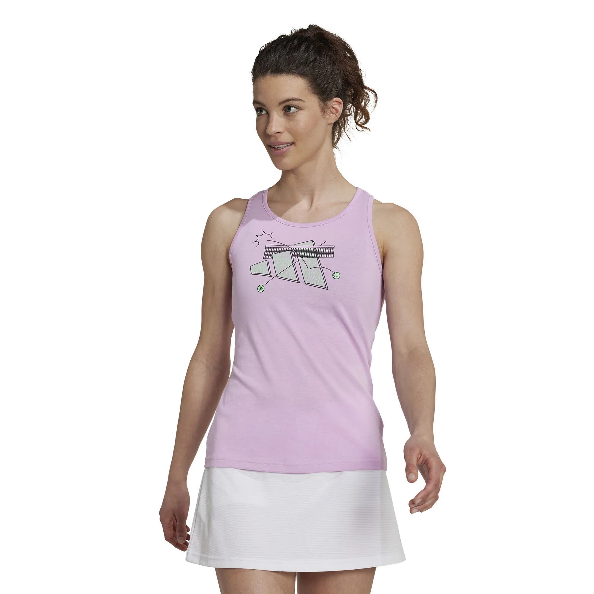 ADIDAS Cat Graphic Canottiera Donna - Viola 2 ADIDAS Cat Graphic Canottiera Donna - Viola - immagine 2