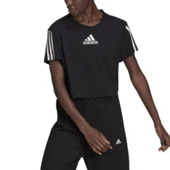 ADIDAS Cotton-Touch Cropped Maglietta Donna - Nero -Negozio di articoli sportivi da tennis 17393000 15