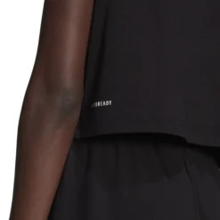 ADIDAS Cotton-Touch Cropped Maglietta Donna - Nero -Negozio di articoli sportivi da tennis 17393000 17