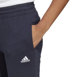 ADIDAS Essentials Linear French Terry Cuffed Pantalone Da Allenamento Donna - Blu Scuro, Bianco -Negozio di articoli sportivi da tennis 17764000 16