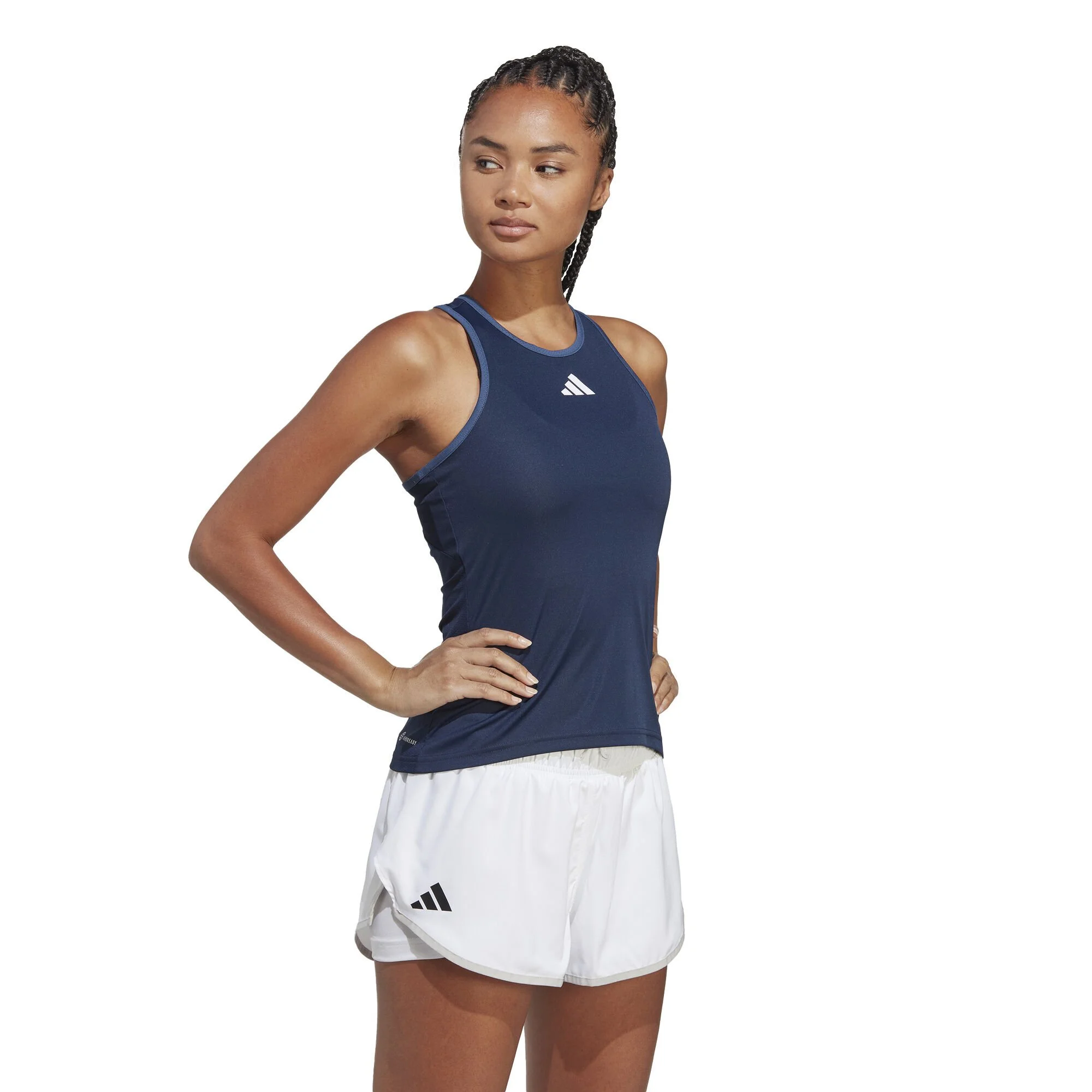 ADIDAS Club Canottiera Donna - Blu Scuro 4 ADIDAS Club Canottiera Donna - Blu Scuro - immagine 4
