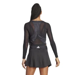 ADIDAS Paris Crop Manica Lunga Donna - Grigio Scuro, Nero 9 ADIDAS Paris Crop Manica Lunga Donna - Grigio Scuro, Nero -Negozio di articoli sportivi da tennis 17825000 14