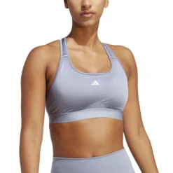 ADIDAS PowerReact Training Medium-Support Bra Reggiseni Sportivi Donna - Argento -Negozio di articoli sportivi da tennis 17841000 13