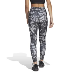 ADIDAS Essentials Train Printed High-Waisted Calzamaglia Donna - Grigio Scuro, Bianco -Negozio di articoli sportivi da tennis 17864000 14