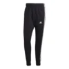 ADIDAS Essentials French Terry Tapered Cuff 3-Stripes Pantalone Da Allenamento Uomini - Nero, Bianco