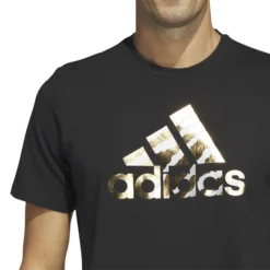 ADIDAS Power Logo Foil Maglietta Uomini - Nero, Beige -Negozio di articoli sportivi da tennis 17886000 16