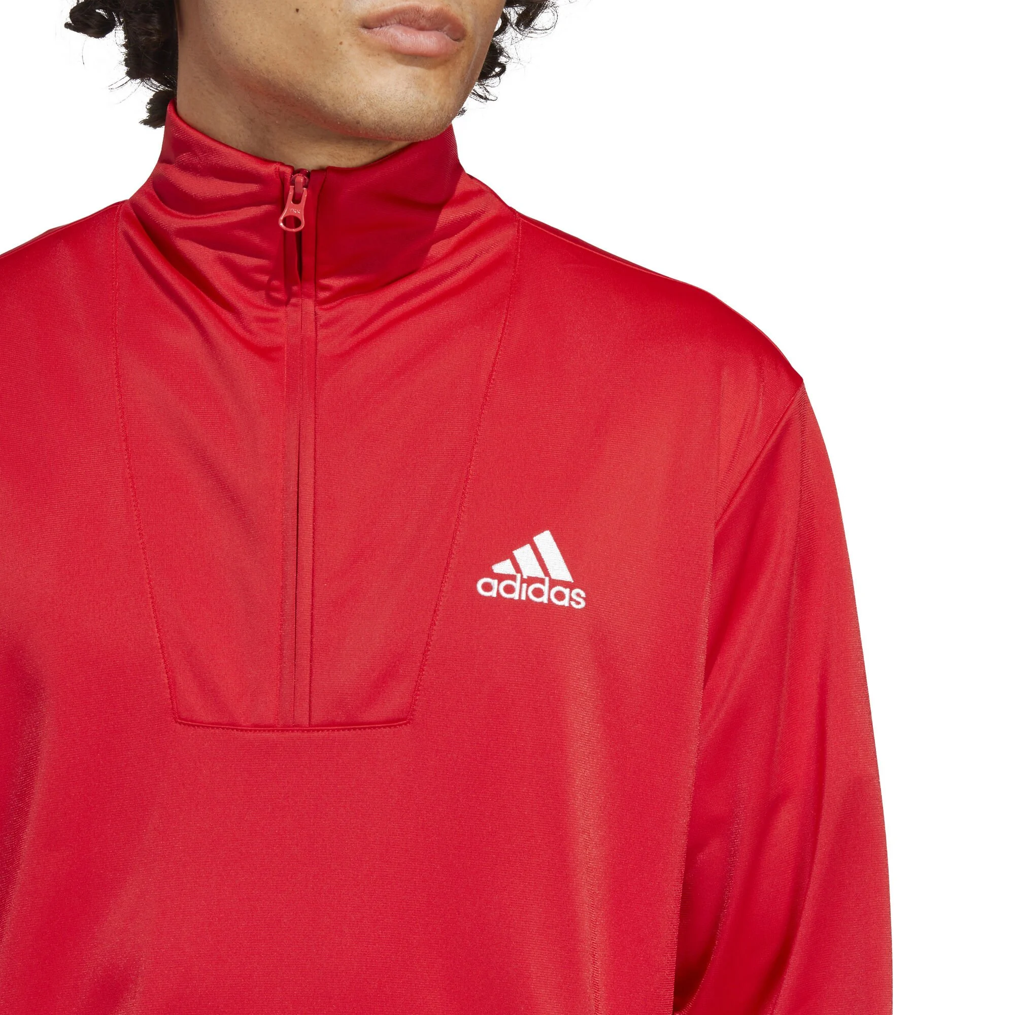 ADIDAS Small Logo Tricot Tuta Da Allenamento Uomini - Rosso, Blu Scuro 5 ADIDAS Small Logo Tricot Tuta Da Allenamento Uomini - Rosso, Blu Scuro - immagine 5