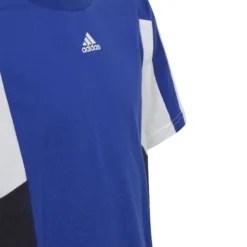 ADIDAS Colorblock 3-Stripes Regular Fit Maglietta Ragazzi - Blu, Bianco -Negozio di articoli sportivi da tennis 18051000 10