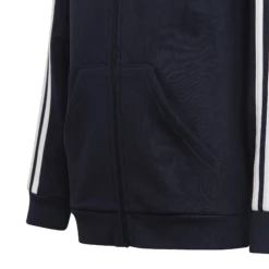 ADIDAS 3-Stripes Fleece Full-Zip Felpa Ragazzi - Blu Scuro, Bianco -Negozio di articoli sportivi da tennis 18065000 10