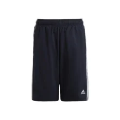 ADIDAS 3-Stripes Woven Pantaloncini Ragazzi - Blu Scuro, Bianco