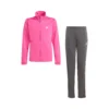 ADIDAS Big Logo Tracksuit Tuta Da Allenamento Ragazze - Berry, Nero