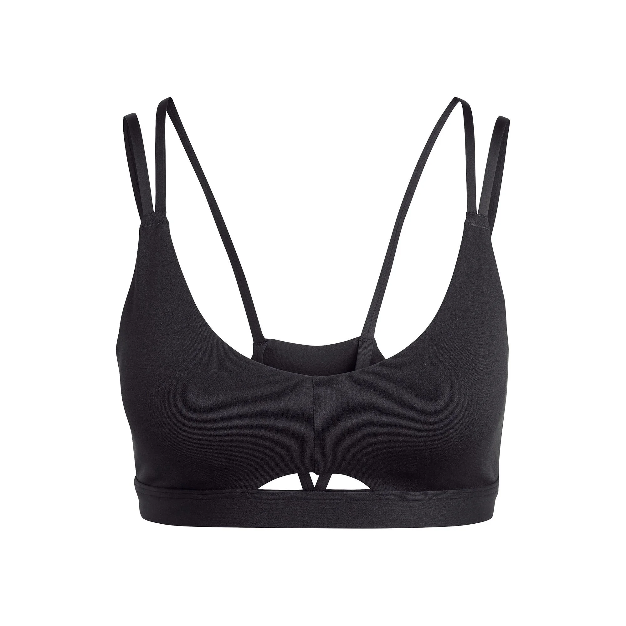 ADIDAS YO Long Studio Low-Support Reggiseni Sportivi Donna - Nero 1 ADIDAS YO Long Studio Low-Support Reggiseni Sportivi Donna - Nero