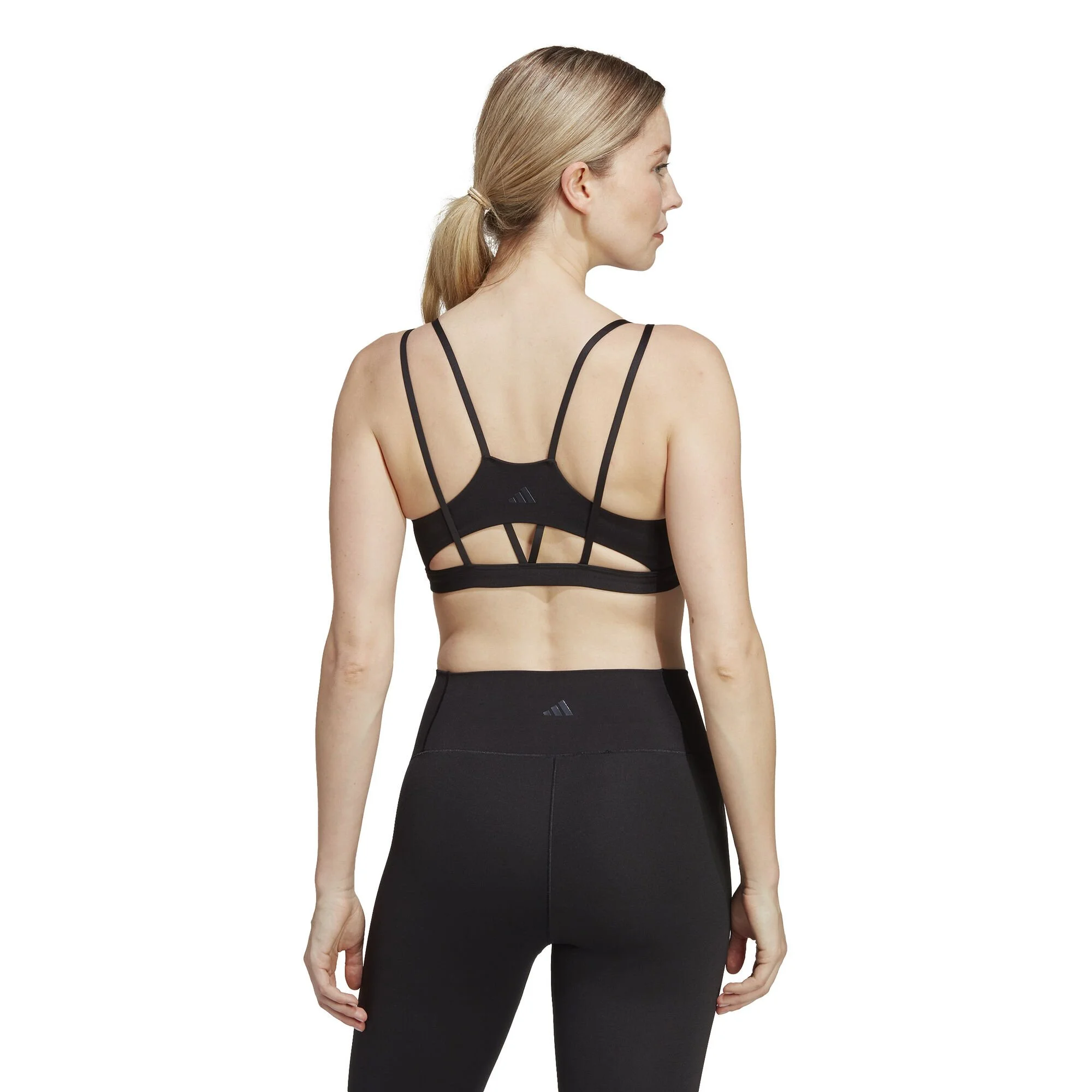 ADIDAS YO Long Studio Low-Support Reggiseni Sportivi Donna - Nero 4 ADIDAS YO Long Studio Low-Support Reggiseni Sportivi Donna - Nero - immagine 4