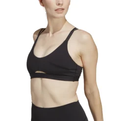 ADIDAS YO Long Studio Low-Support Reggiseni Sportivi Donna - Nero 13 ADIDAS YO Long Studio Low-Support Reggiseni Sportivi Donna - Nero -Negozio di articoli sportivi da tennis 18507000 17