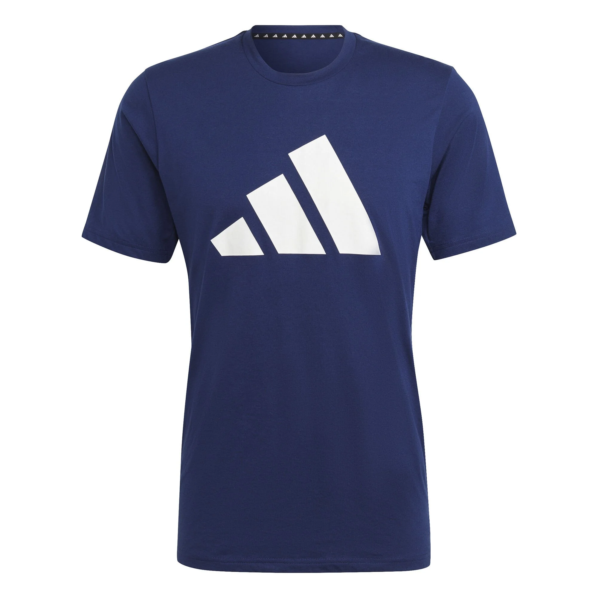 ADIDAS Training Essential Feel Ready Logo Maglietta Uomini - Blu Scuro, Bianco 1 ADIDAS Training Essential Feel Ready Logo Maglietta Uomini - Blu Scuro, Bianco