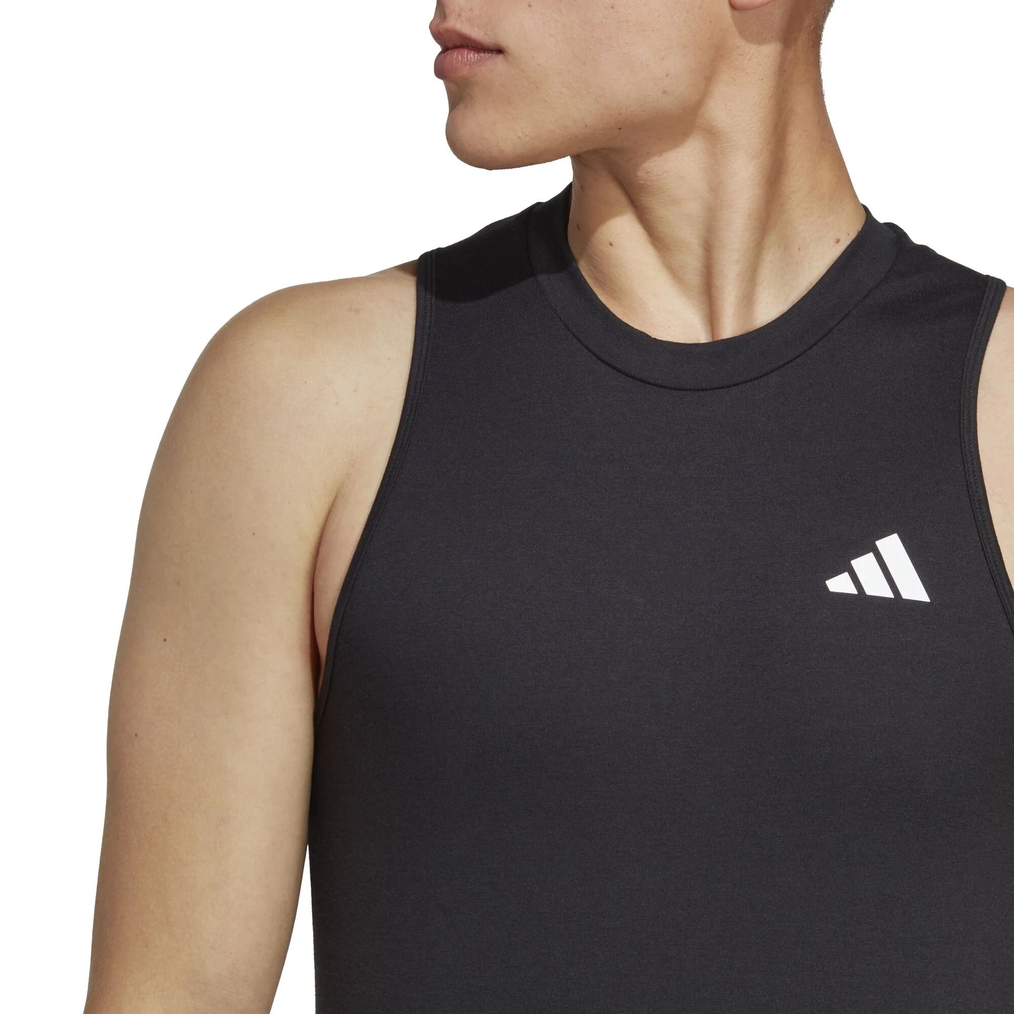 ADIDAS Training Essential Feel Ready Maglietta Uomini - Nero 5 ADIDAS Training Essential Feel Ready Maglietta Uomini - Nero - immagine 5