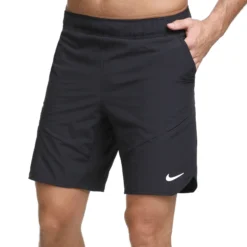 Nike Dri-Fit Advantage 9in Pantaloncini Uomini - Nero -Negozio di articoli sportivi da tennis 55298000 11