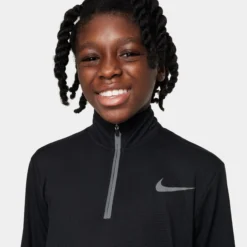 Nike Dri-Fit Poly 1/4 Zip Manica Lunga Ragazzi - Nero -Negozio di articoli sportivi da tennis 55654000 15