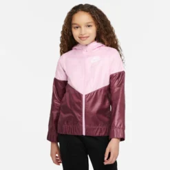 Nike Sportswear Windrunner Giacca Da Allenamento Ragazze - Rosso Scuro, Rosa -Negozio di articoli sportivi da tennis 55673000 10