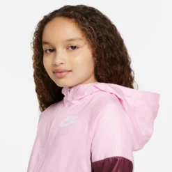 Nike Sportswear Windrunner Giacca Da Allenamento Ragazze - Rosso Scuro, Rosa -Negozio di articoli sportivi da tennis 55673000 13