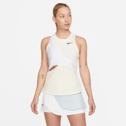 Nike Court Dri-Fit Slam NT PS Canottiera Donna - Crema, Bianco -Negozio di articoli sportivi da tennis 55830000 14