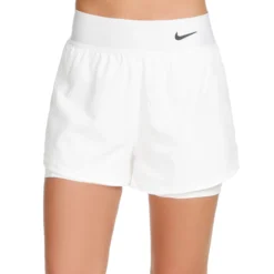 Nike Dri-Fit Advantage Court Pantaloncini Donna - Bianco -Negozio di articoli sportivi da tennis 56615000 0 5