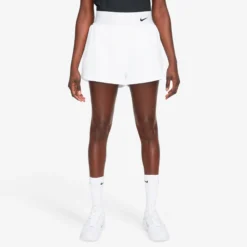 Nike Dri-Fit Advantage Court Pantaloncini Donna - Bianco -Negozio di articoli sportivi da tennis 56615000 15