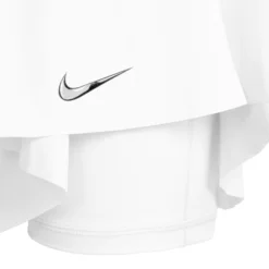 Nike Dri-Fit Club Short Gonna Donna - Bianco -Negozio di articoli sportivi da tennis 56646000 10