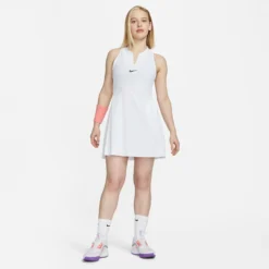 Nike Dri-Fit Club Abito Donna - Bianco 26 Nike Dri-Fit Club Abito Donna - Bianco -Negozio di articoli sportivi da tennis 56651000 15