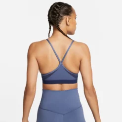Nike Dri-Fit Indy V-Neck Reggiseni Sportivi Donna - Blu Scuro -Negozio di articoli sportivi da tennis 56664000 14