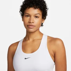 Nike Dri-Fit Swoosh Bra Canottiera Donna - Bianco -Negozio di articoli sportivi da tennis 56698000 16
