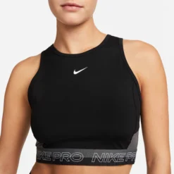Nike Dri-Fit Performance Cropped Canottiera Donna - Nero, Grigio -Negozio di articoli sportivi da tennis 56703000 16