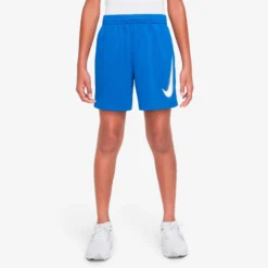 Nike Dri-Fit Graphic Pantaloncini Ragazzi - Blu, Bianco 16 Nike Dri-Fit Graphic Pantaloncini Ragazzi - Blu, Bianco -Negozio di articoli sportivi da tennis 56816000 15