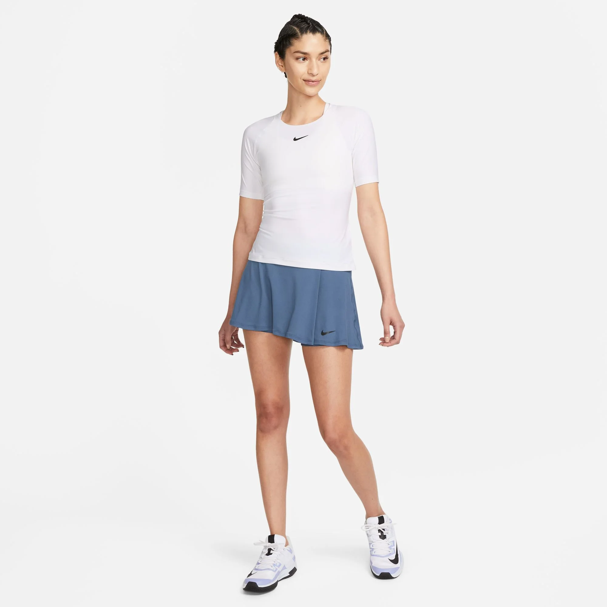 Nike Dri-Fit Court Flouncy Gonna Donna - Blu 8 Nike Dri-Fit Court Flouncy Gonna Donna - Blu - immagine 8