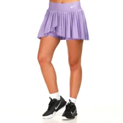 Nike Dri-Fit Advantage Court Pleated Gonna Donna - Lilla 17 Nike Dri-Fit Advantage Court Pleated Gonna Donna - Lilla -Negozio di articoli sportivi da tennis 57038000 0 5