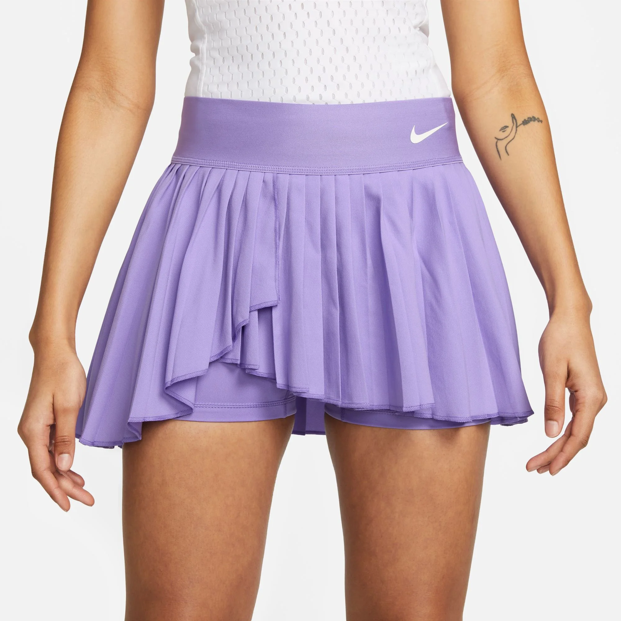 Nike Dri-Fit Advantage Court Pleated Gonna Donna - Lilla 10 Nike Dri-Fit Advantage Court Pleated Gonna Donna - Lilla - immagine 10