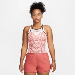 Nike Dri-Fit Court Slam RG Canottiera Donna - Rosa, Corallo -Negozio di articoli sportivi da tennis 57045000 13