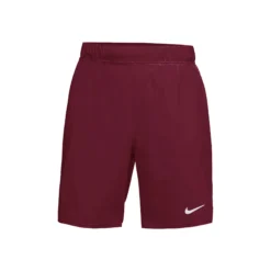 Nike Dri-Fit Court 9in Pantaloncini Uomini - Rosso Scuro