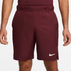 Nike Dri-Fit Court 9in Pantaloncini Uomini - Rosso Scuro -Negozio di articoli sportivi da tennis 57112000 13