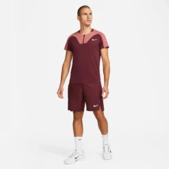 Nike Dri-Fit Court 9in Pantaloncini Uomini - Rosso Scuro -Negozio di articoli sportivi da tennis 57112000 15
