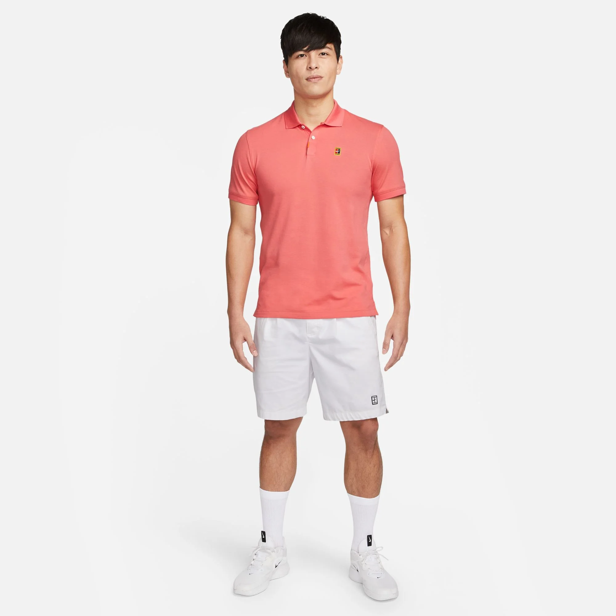Nike Dri-Fit Heritage Slim 2 Polo Uomini - Corallo 8 Nike Dri-Fit Heritage Slim 2 Polo Uomini - Corallo - immagine 8