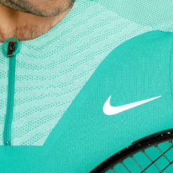 Nike Dri-Fit Advantage Court Slim UL RG Polo Uomini - Verde, Mint -Negozio di articoli sportivi da tennis 57141000 0 8