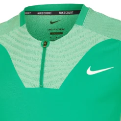 Nike Dri-Fit Advantage Court Slim UL RG Polo Uomini - Verde, Mint -Negozio di articoli sportivi da tennis 57141000 10