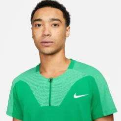 Nike Dri-Fit Advantage Court Slim UL RG Polo Uomini - Verde, Mint -Negozio di articoli sportivi da tennis 57141000 16