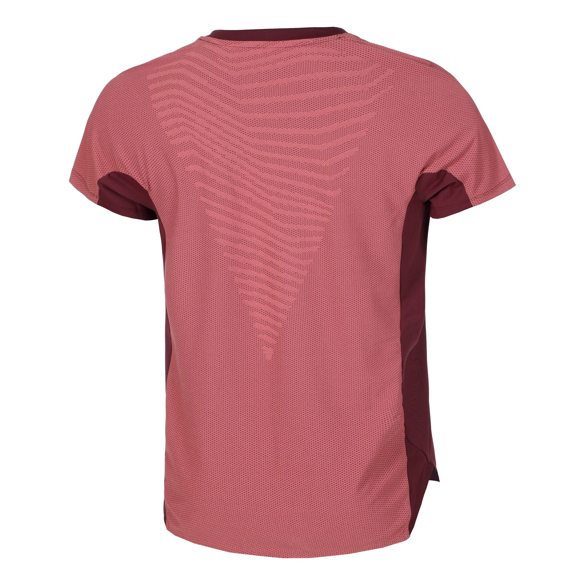 Nike Dri-Fit Advantage Court Slim UL RG Polo Uomini - Rosso Scuro, Rosa Antico 2 Nike Dri-Fit Advantage Court Slim UL RG Polo Uomini - Rosso Scuro, Rosa Antico - immagine 2