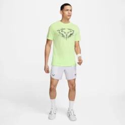 Nike Dri-Fit Rafa Nadal Court SU23 Maglietta Uomini - Verde Chiaro, Multicolore -Negozio di articoli sportivi da tennis 57170000 15